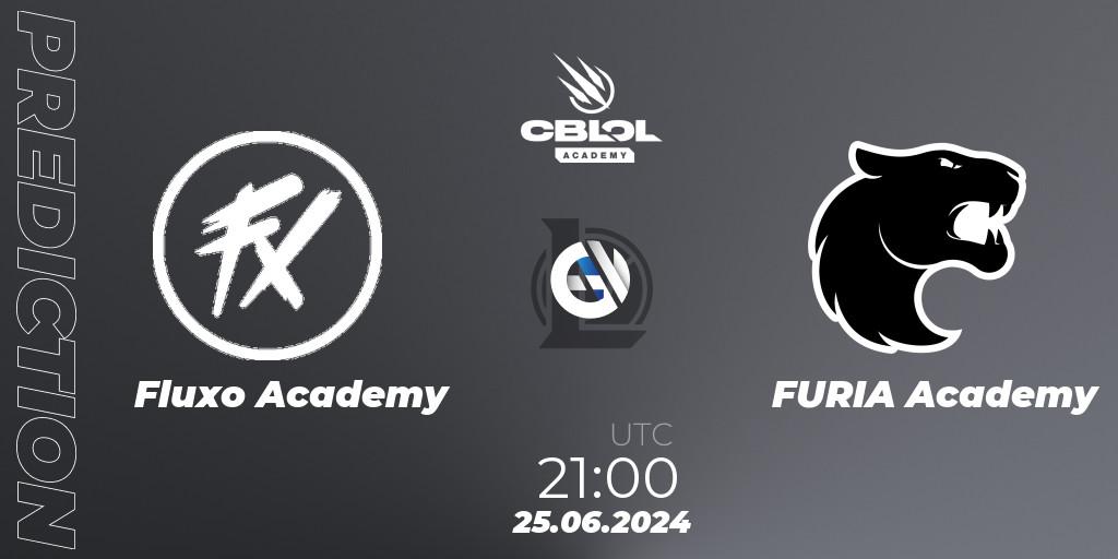 Fluxo Academy - FURIA Academy: ennuste. 25.06.2024 at 21:00, LoL, CBLOL Academy 2024