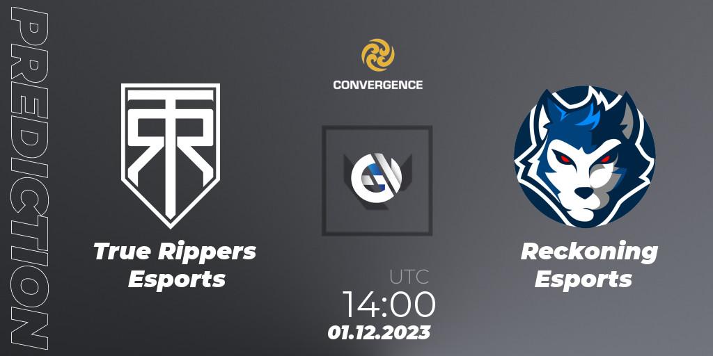 True Rippers Esports - Reckoning Esports: ennuste. 02.12.23, VALORANT, Convergence 2023