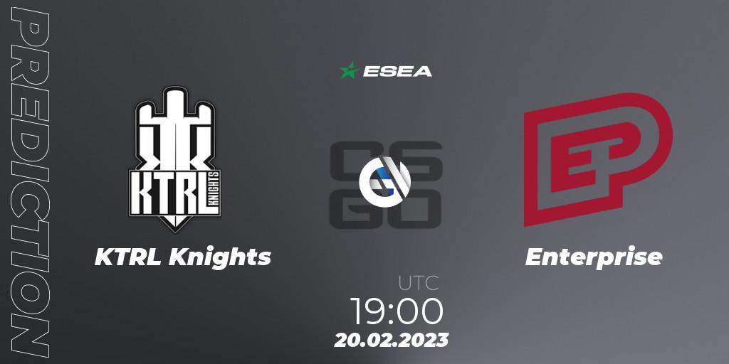Juggernauts - Enterprise: ennuste. 20.02.2023 at 20:00, Counter-Strike (CS2), ESEA Season 44: Advanced Division - Europe