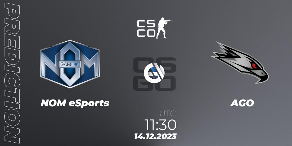 NOM eSports - AGO: ennuste. 15.12.23, CS2 (CS:GO), European Pro League Season 13: Division 2