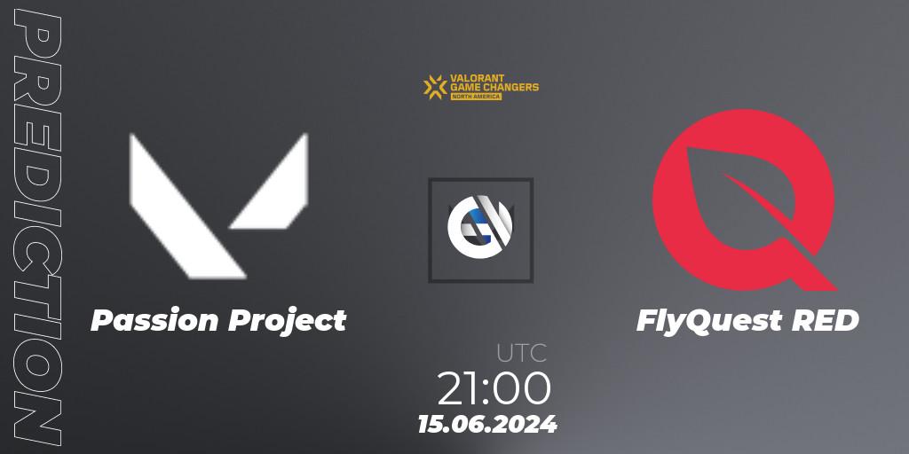 Passion Project - FlyQuest RED: ennuste. 15.06.2024 at 21:00, VALORANT, VCT 2024: Game Changers North America Series 2