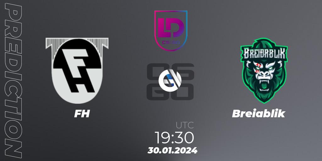 FH - Breiðablik: ennuste. 30.01.2024 at 19:30, Counter-Strike (CS2), Icelandic Esports League Season 8: Regular Season