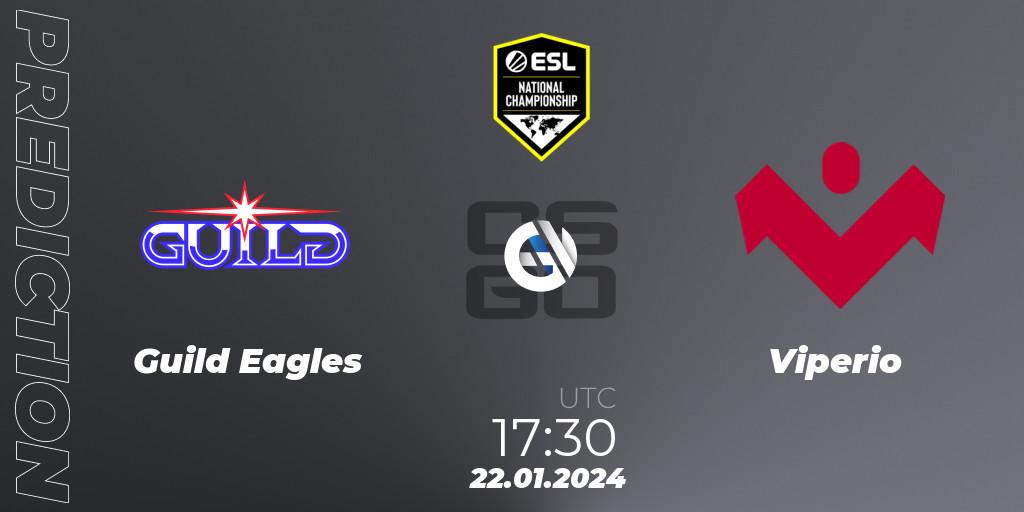 Guild Eagles - Viperio: ennuste. 22.01.2024 at 17:30, Counter-Strike (CS2), ESL Pro League Season 19 NC Europe Qualifier