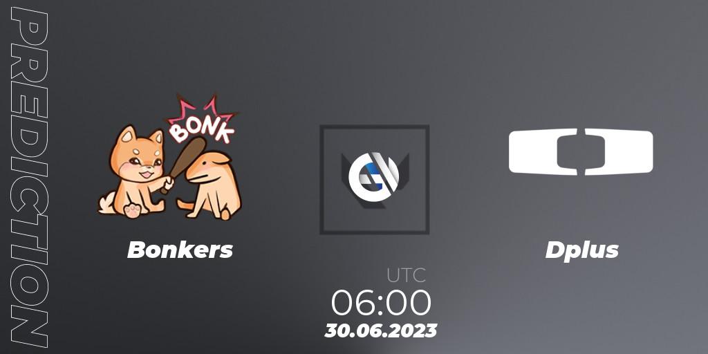 Bonkers - Dplus: ennuste. 30.06.2023 at 06:00, VALORANT, VALORANT Challengers Ascension 2023: Pacific - Group Stage