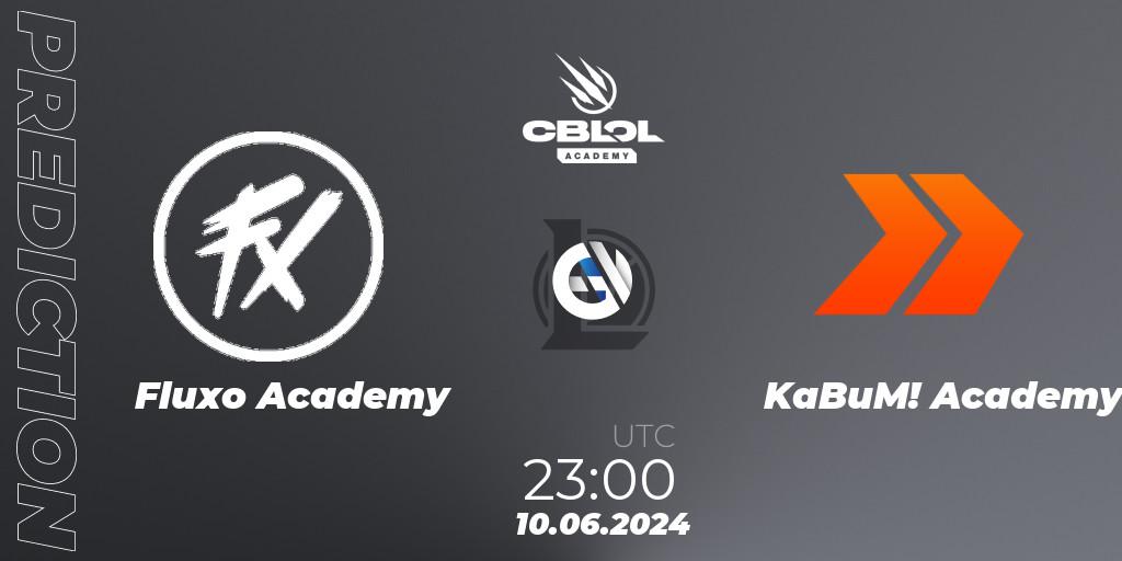 Fluxo Academy - KaBuM! Academy: ennuste. 10.06.2024 at 23:00, LoL, CBLOL Academy 2024