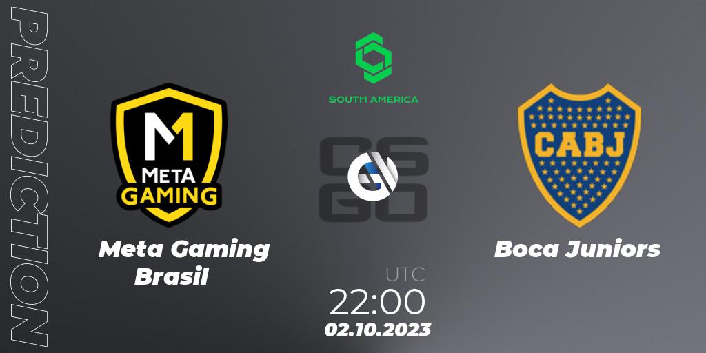 Meta Gaming Brasil - Boca Juniors: ennuste. 02.10.2023 at 23:05, Counter-Strike (CS2), CCT South America Series #12