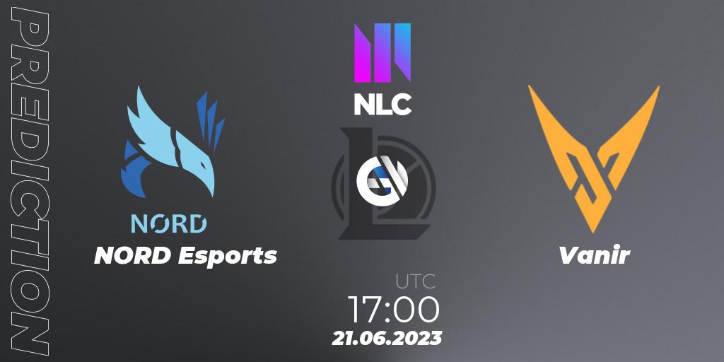 NORD Esports - Vanir: ennuste. 21.06.2023 at 17:00, LoL, NLC Summer 2023 - Group Stage