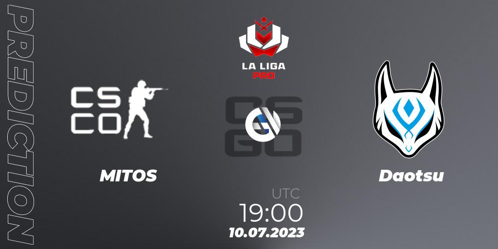 MITOS - Daotsu: ennuste. 10.07.2023 at 19:00, Counter-Strike (CS2), La Liga 2023: Pro Division