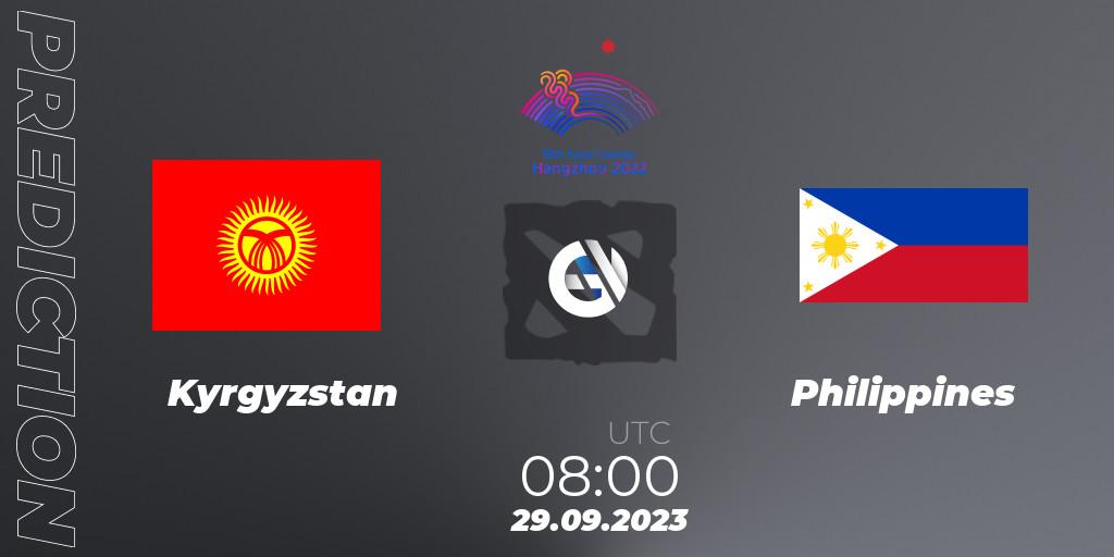 Kyrgyzstan - Philippines: ennuste. 29.09.2023 at 08:40, Dota 2, 2022 Asian Games
