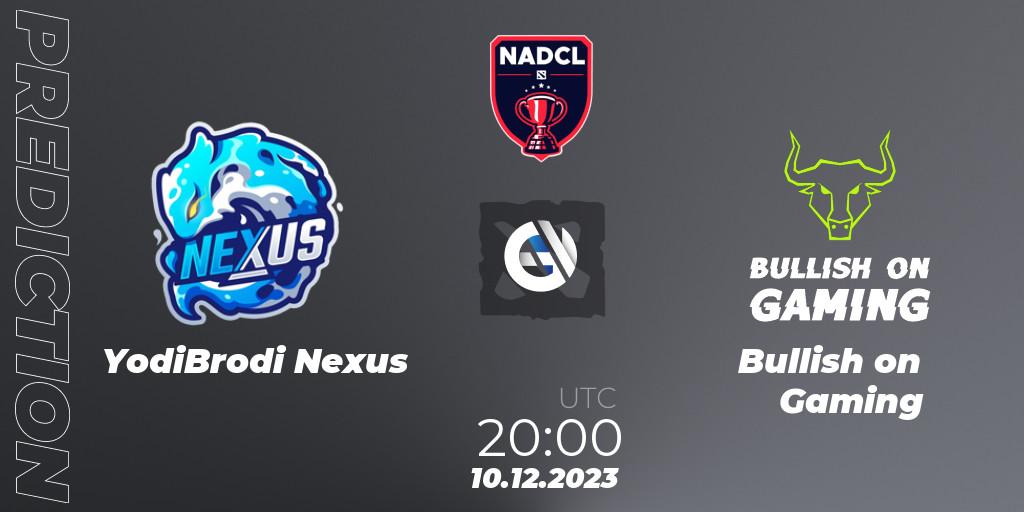 YodiBrodi Nexus - Bullish on Gaming: ennuste. 10.12.2023 at 21:00, Dota 2, North American Dota Challengers League Season 5 Grand Finals