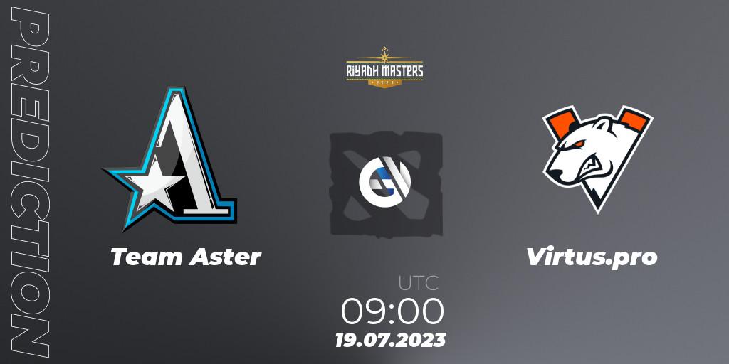 Team Aster - Virtus.pro: ennuste. 19.07.23, Dota 2, Riyadh Masters 2023 - Play-In