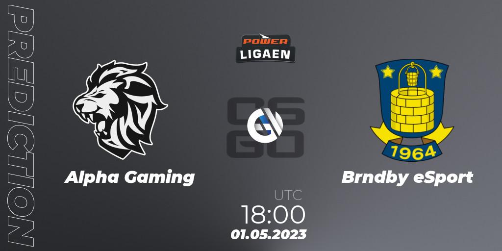 Alpha Gaming - Brøndby eSport: ennuste. 01.05.2023 at 18:00, Counter-Strike (CS2), Dust2.dk Ligaen Season 23