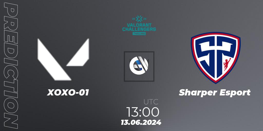 XOXO-01 - Sharper Esport: ennuste. 13.06.2024 at 13:00, VALORANT, VALORANT Challengers 2024: Thailand Split 2