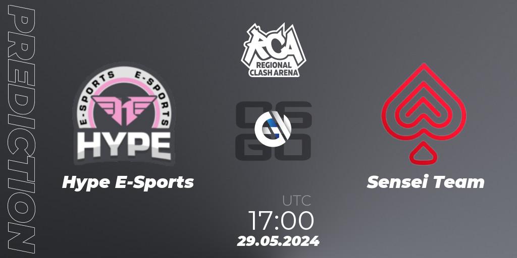 Hype E-Sports - Sensei Team: ennuste. 29.05.2024 at 17:00, Counter-Strike (CS2), Regional Clash Arena South America: Closed Qualifier