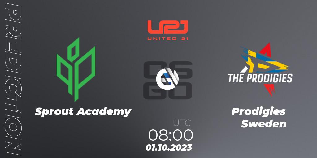 Sprout Academy - Prodigies Sweden: ennuste. 01.10.2023 at 08:00, Counter-Strike (CS2), United21 Season 6
