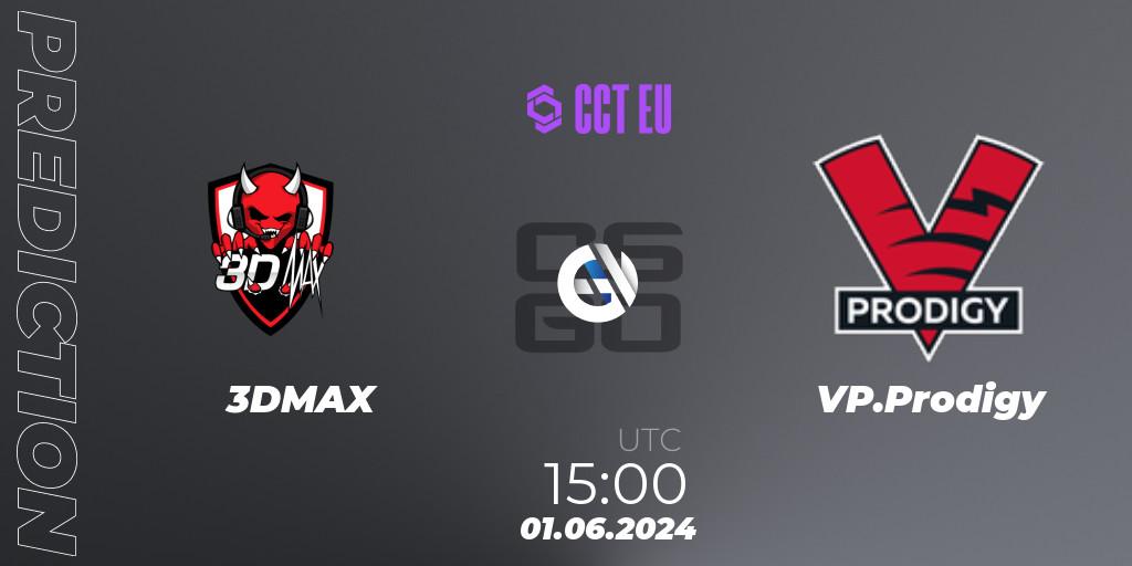 3DMAX - VP.Prodigy: ennuste. 01.06.2024 at 15:15, Counter-Strike (CS2), CCT Season 2 Europe Series 4