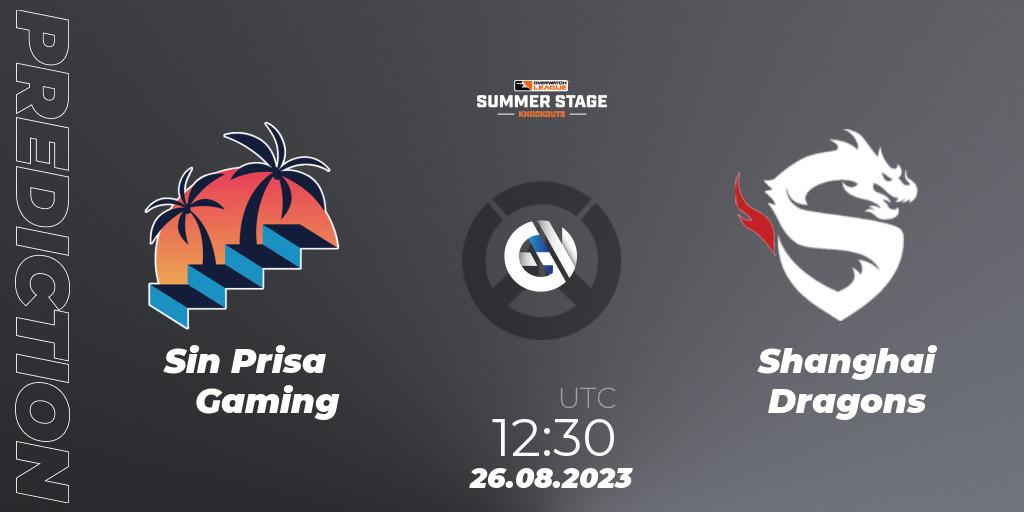 Sin Prisa Gaming - Shanghai Dragons: ennuste. 26.08.23, Overwatch, Overwatch League 2023 - Summer Stage Knockouts