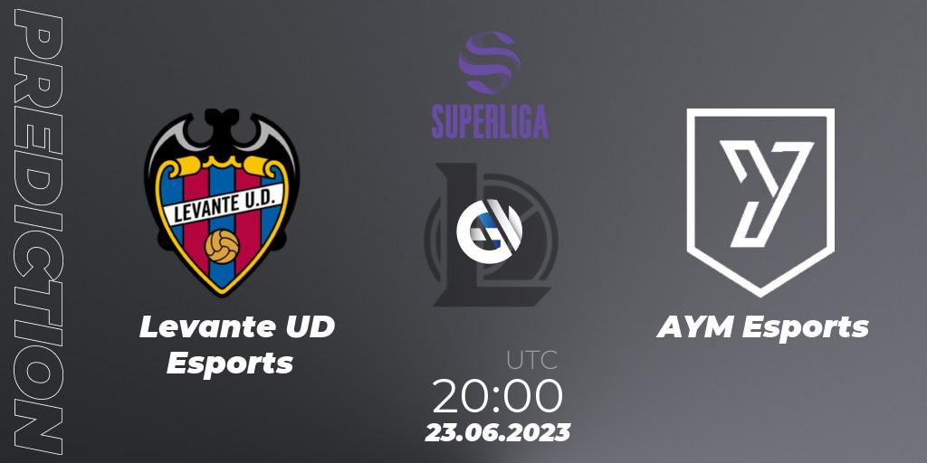 Levante UD Esports - AYM Esports: ennuste. 23.06.2023 at 20:00, LoL, LVP Superliga 2nd Division 2023 Summer