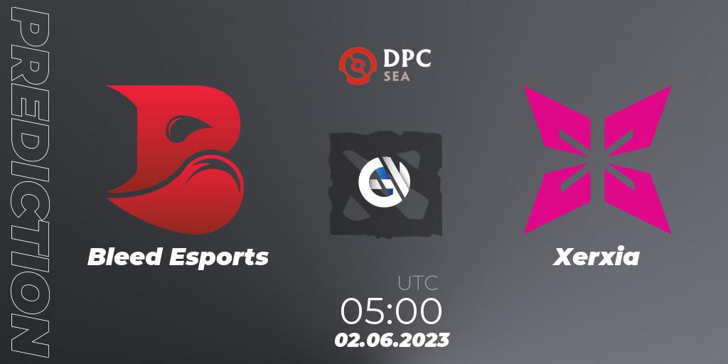 Bleed Esports - Xerxia: ennuste. 02.06.23, Dota 2, DPC 2023 Tour 3: SEA Division I (Upper)