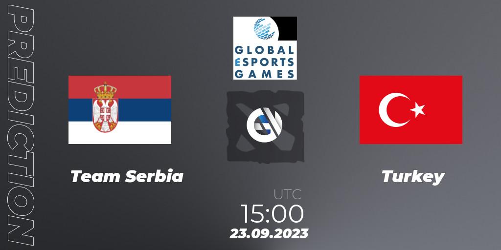 Team Serbia - Turkey: ennuste. 23.09.23, Dota 2, Global Esports Games 2023: Europe Qualifier