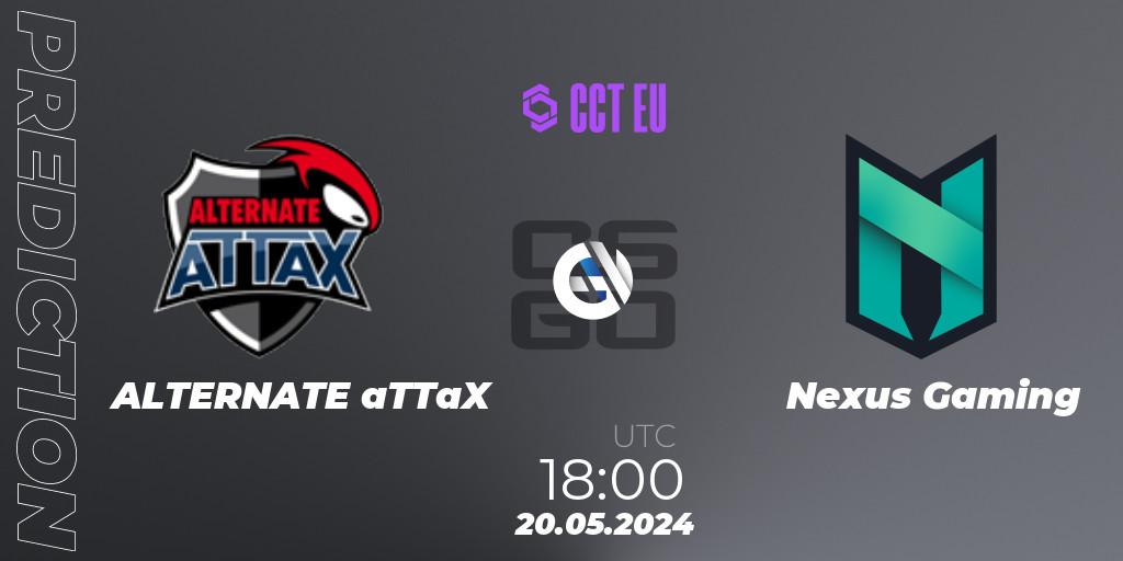 ALTERNATE aTTaX - Nexus Gaming: ennuste. 20.05.2024 at 18:00, Counter-Strike (CS2), CCT Season 2 Europe Series 4