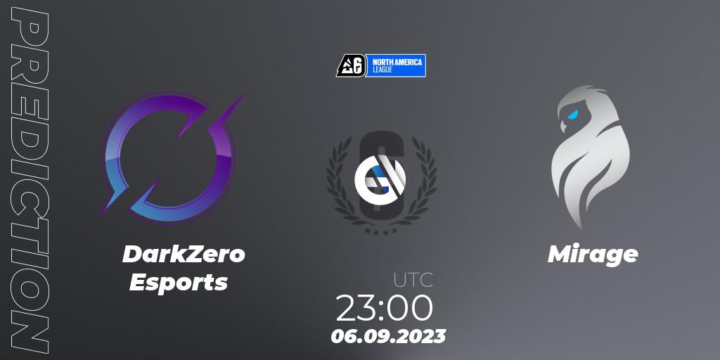 DarkZero Esports - Mirage: ennuste. 06.09.2023 at 23:45, Rainbow Six, North America League 2023 - Stage 2