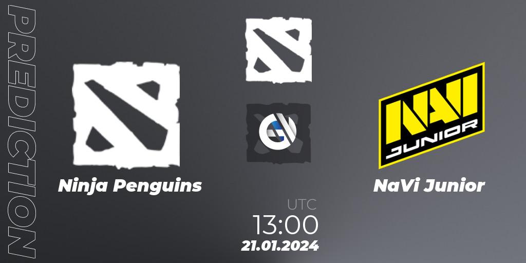 Ninja Penguins - NaVi Junior: ennuste. 21.01.2024 at 13:01, Dota 2, European Pro League Season 16