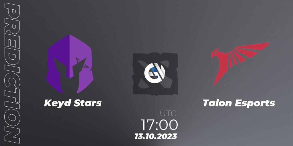 Keyd Stars - Talon Esports: ennuste. 13.10.23, Dota 2, The International 2023 - Group Stage