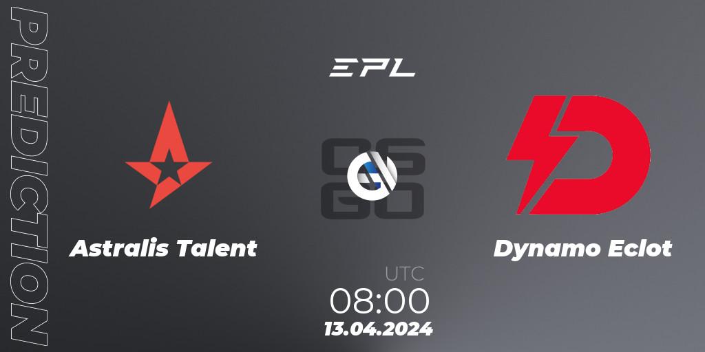Astralis Talent - Dynamo Eclot: ennuste. 15.04.24, CS2 (CS:GO), European Pro League Season 15