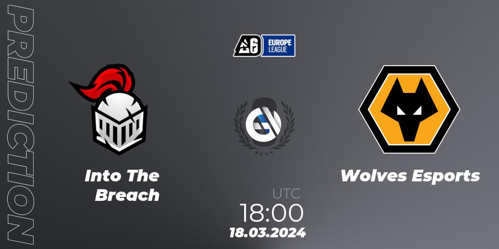 Into The Breach - Wolves Esports: ennuste. 18.03.24, Rainbow Six, Europe League 2024 - Stage 1