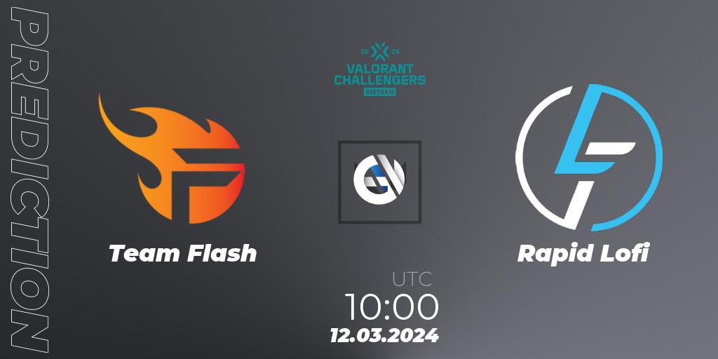 Team Flash - Rapid Lofi: ennuste. 12.03.2024 at 10:00, VALORANT, VALORANT Challengers 2024 Vietnam: Split 1