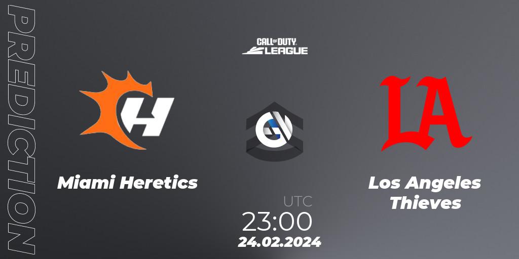Miami Heretics - Los Angeles Thieves: ennuste. 24.02.2024 at 23:00, Call of Duty, Call of Duty League 2024: Stage 2 Major Qualifiers