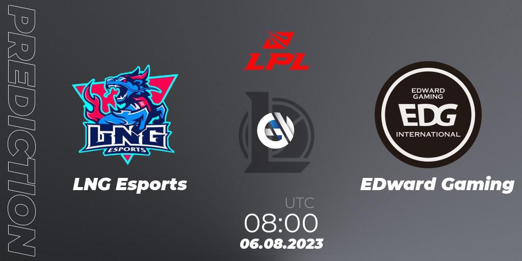 LNG Esports - EDward Gaming: ennuste. 06.08.23, LoL, LPL Regional Finals 2023