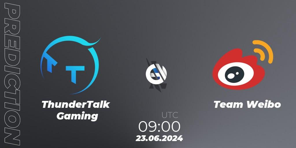 ThunderTalk Gaming - Team Weibo: ennuste. 23.06.2024 at 09:00, Wild Rift, Wild Rift Super League Summer 2024 - 5v5 Tournament Group Stage