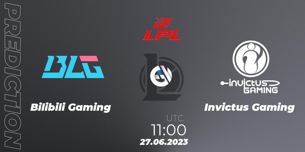 Bilibili Gaming - Invictus Gaming: ennuste. 27.06.2023 at 12:00, LoL, LPL Summer 2023 Regular Season