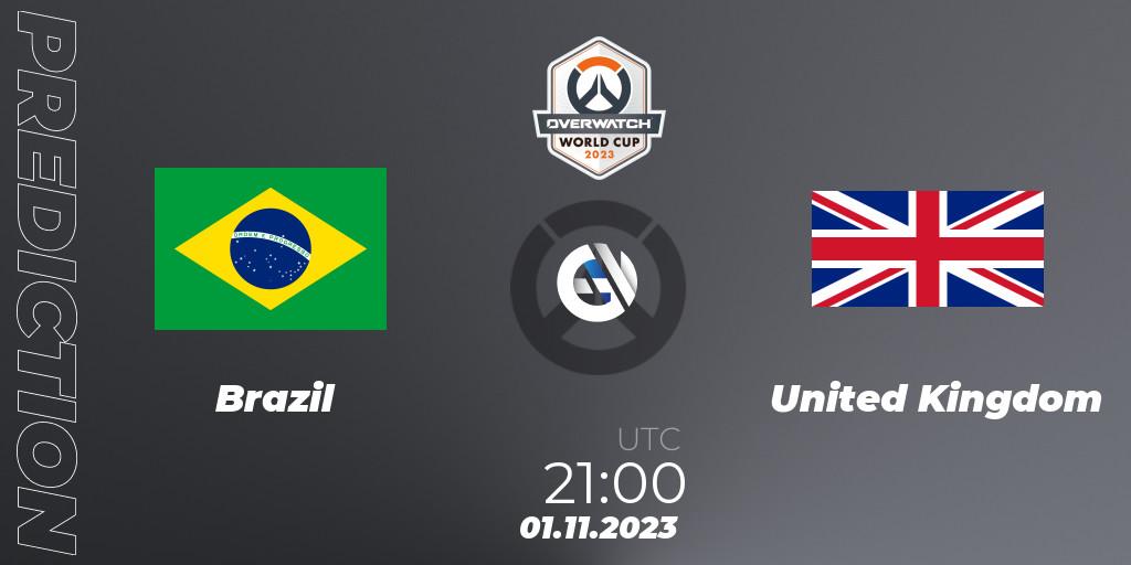 Brazil - United Kingdom: ennuste. 01.11.23, Overwatch, Overwatch World Cup 2023