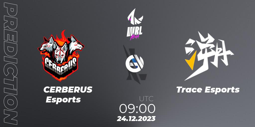 CERBERUS Esports - Trace Esports: ennuste. 24.12.2023 at 09:00, Wild Rift, WRL Asia 2023 - Season 2 - Regular Season
