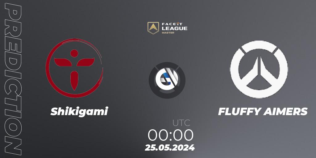 Shikigami - FLUFFY AIMERS: ennuste. 25.05.2024 at 00:00, Overwatch, FACEIT League Season 1 - NA Master Road to EWC