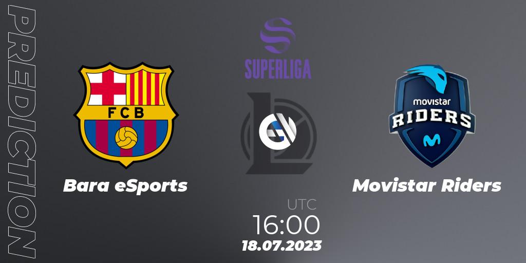 Barça eSports - Movistar Riders: ennuste. 18.07.2023 at 19:00, LoL, Superliga Summer 2023 - Group Stage