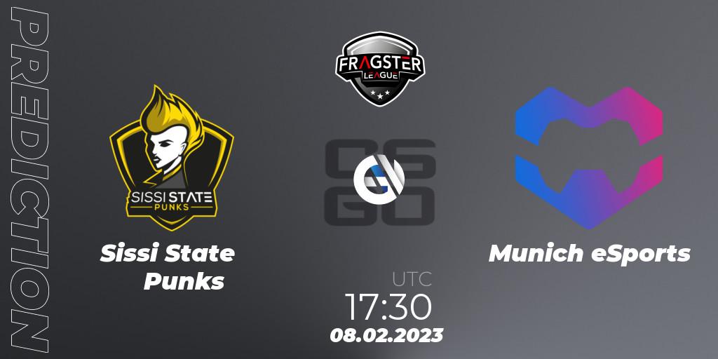 Sissi State Punks - Munich eSports: ennuste. 08.02.23, CS2 (CS:GO), Fragster League Season 4