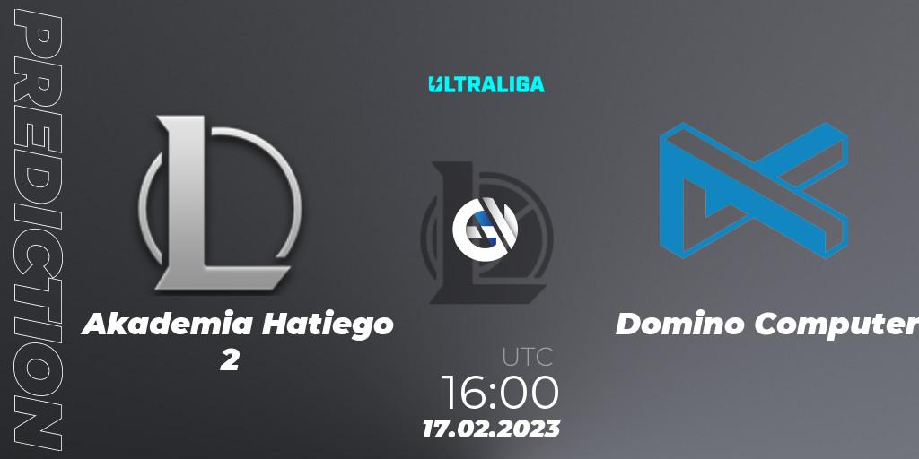 Akademia Hatiego 2 - Domino Computer: ennuste. 17.02.23, LoL, Ultraliga 2nd Division Season 6