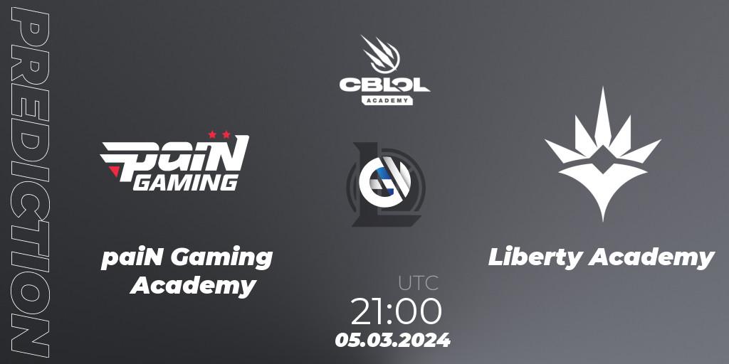 paiN Gaming Academy - Liberty Academy: ennuste. 05.03.24, LoL, CBLOL Academy Split 1 2024