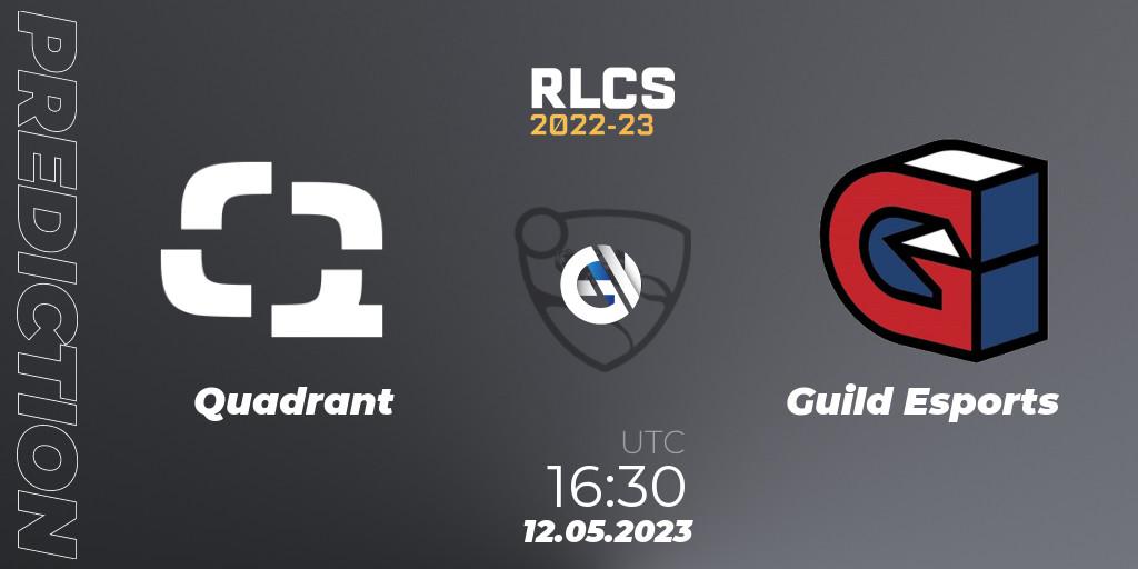 Quadrant - Guild Esports: ennuste. 12.05.2023 at 16:30, Rocket League, RLCS 2022-23 - Spring: Europe Regional 1 - Spring Open