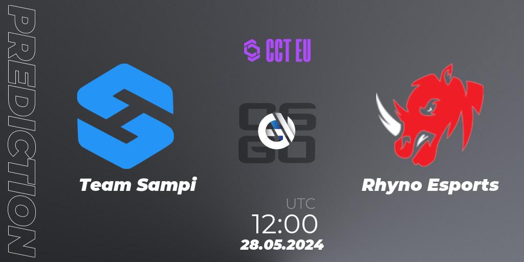 Team Sampi - Rhyno Esports: ennuste. 28.05.2024 at 12:00, Counter-Strike (CS2), CCT Season 2 Europe Series 4