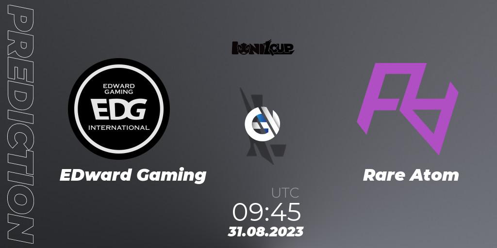 EDward Gaming - Rare Atom: ennuste. 31.08.2023 at 09:45, Wild Rift, Ionia Cup 2023 - WRL CN Qualifiers