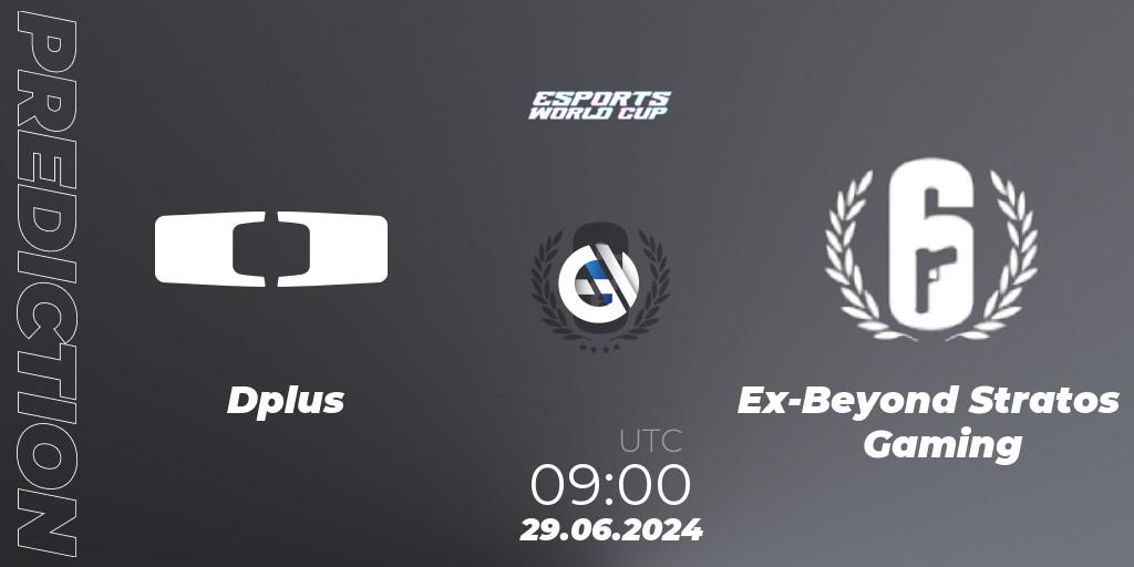 Dplus - Ex-Beyond Stratos Gaming: ennuste. 29.06.2024 at 09:00, Rainbow Six, Esports World Cup 2024: South Korea CQ
