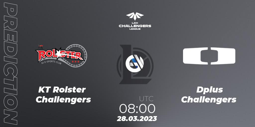 KT Rolster Challengers - Dplus Challengers: ennuste. 28.03.23, LoL, LCK Challengers League 2023 Spring