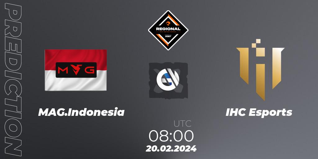 MAG.Indonesia - IHC Esports: ennuste. 20.02.24, Dota 2, RES Regional Series: SEA #1