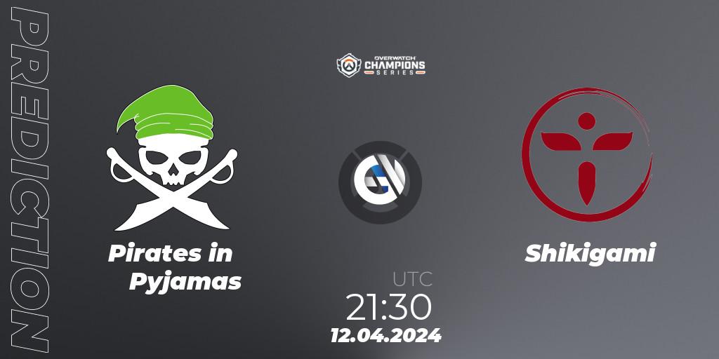 Pirates in Pyjamas - Shikigami: ennuste. 12.04.2024 at 21:30, Overwatch, Overwatch Champions Series 2024 - North America Stage 2 Group Stage
