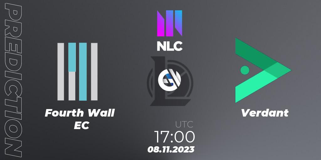 Fourth Wall EC - Verdant: ennuste. 08.11.2023 at 17:00, LoL, NLC Aurora Cup 2023